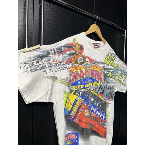 NASCAR 01 Jeff Gordon T-shirt Winston Cup Champion Large - Picture 4 of 8